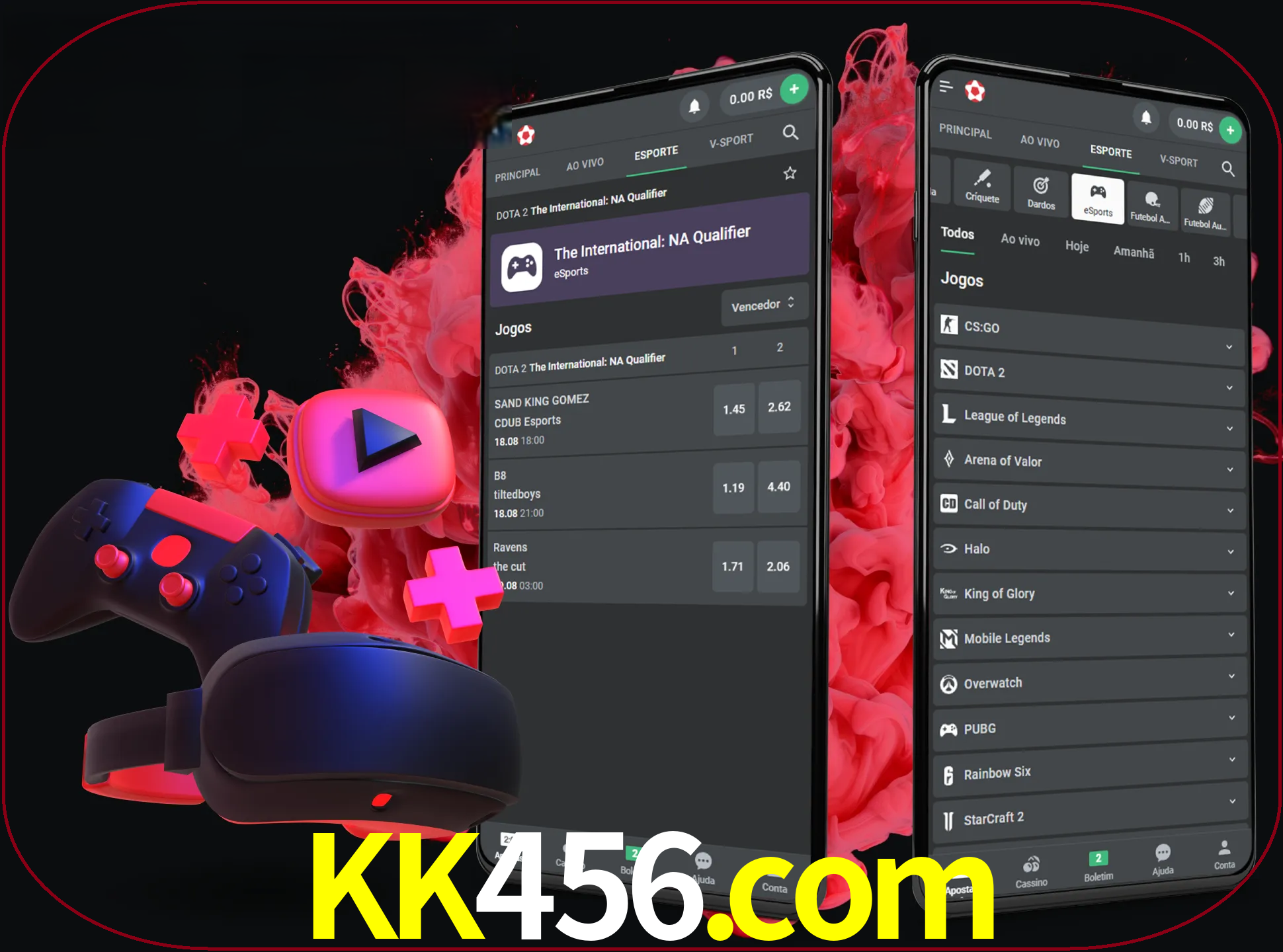 Para ter a aplicação móvel kk456 no seu smartphone, basta descarregar o ficheiro apk e seguir as instruções.